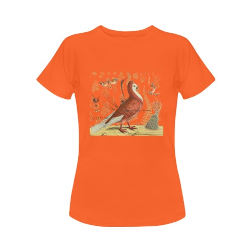 The Funny Pigeona Women's T-Shirt in USA Size (Front Printing Only)