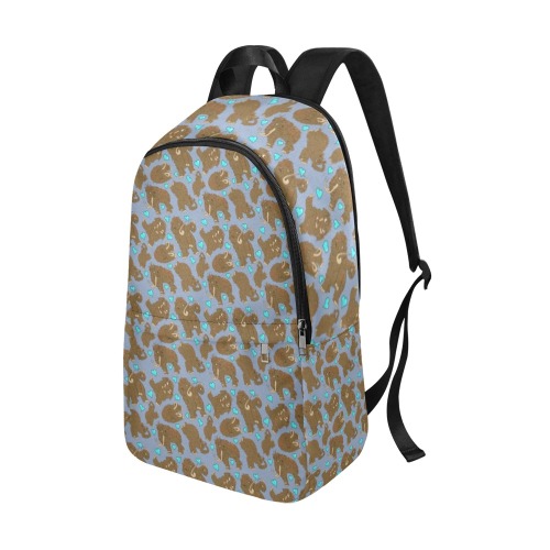 Blue Mammoths Fabric Backpack for Adult (Model 1659)