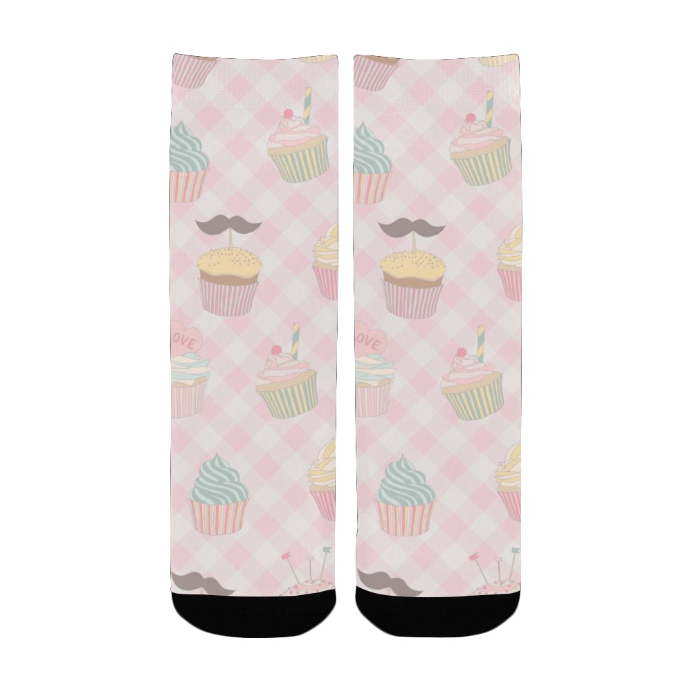 Cupcakes Kids' Custom Socks