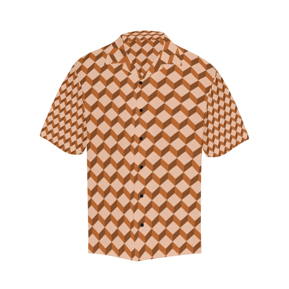 orange Hawaiian Shirt (Model T58)