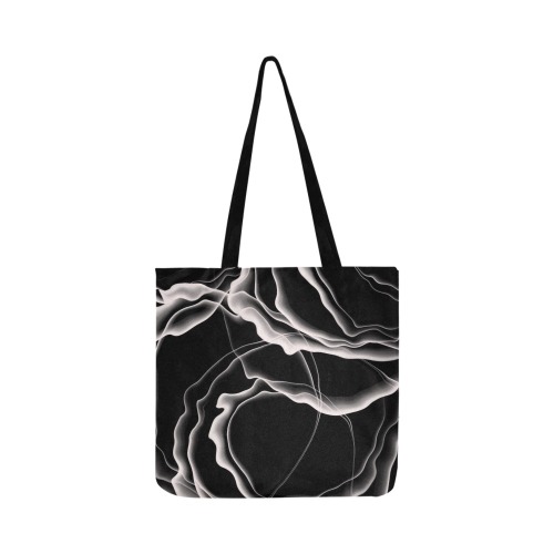Monochrome Ink Reusable Shopping Bag Model 1660 (Two sides)