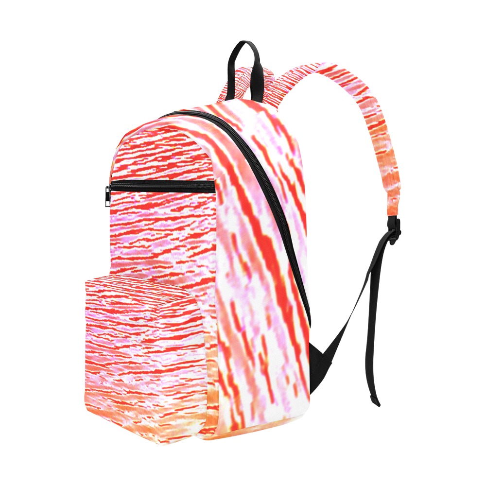 Orange and red water Large Capacity Travel Backpack (Model 1691)