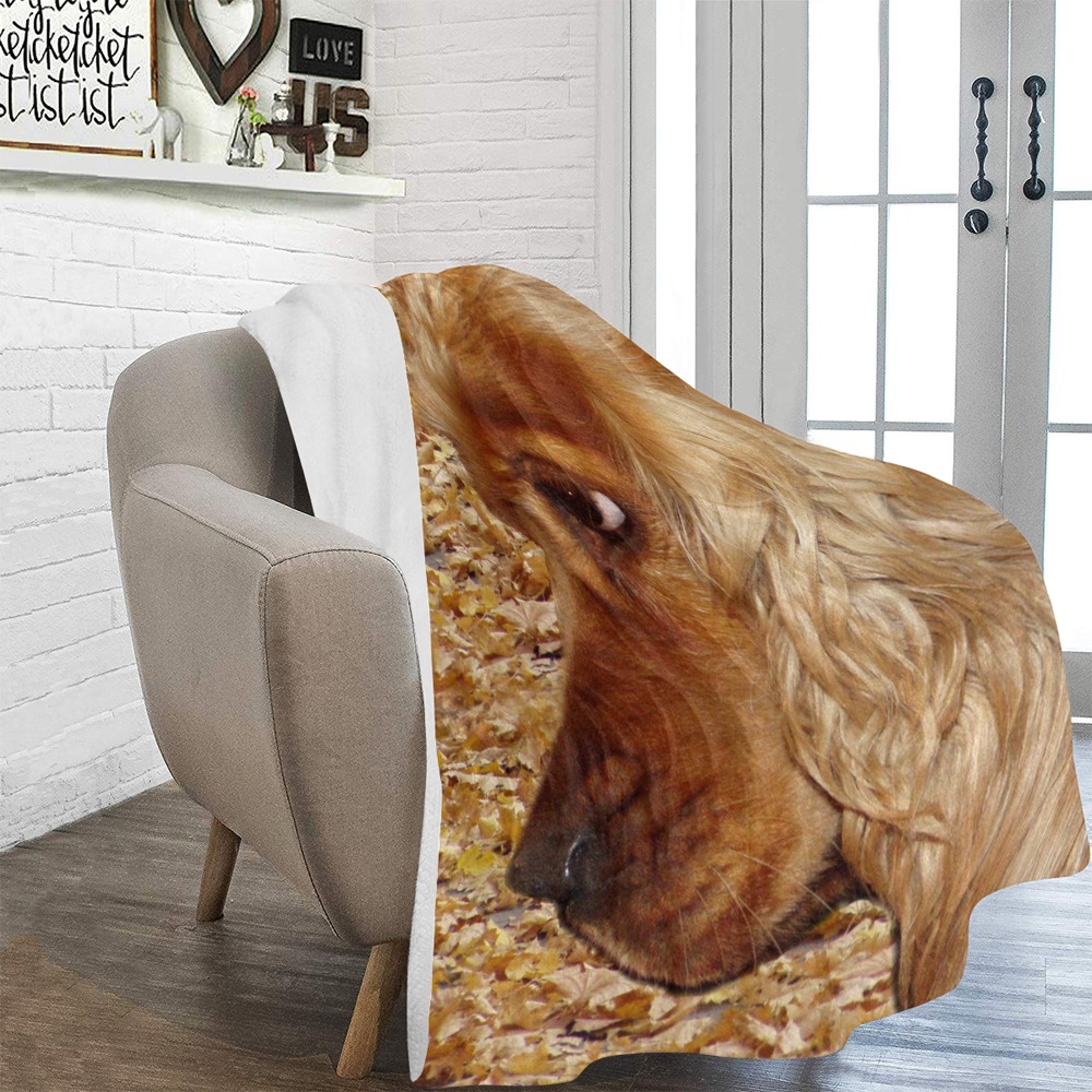 Dog Cocker Spaniel Ultra-Soft Micro Fleece Blanket 60"x80"