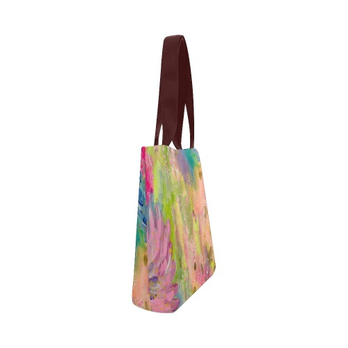 Abstract Painting Canvas Tote Bag (Model 1657)