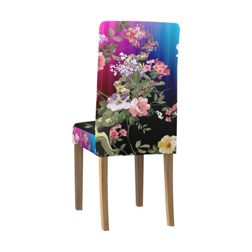 Flora Rainbow 4 Removable Dining Chair Cover