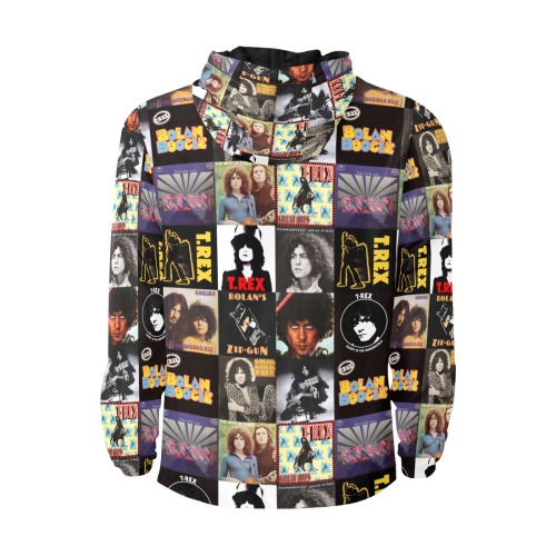 Marc Bolan & T.Rex Album Art Jacket All Over Print Quilted Windbreaker for Men (Model H35)