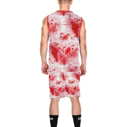 Halloween Blood by Artdream All Over Print Basketball Uniform