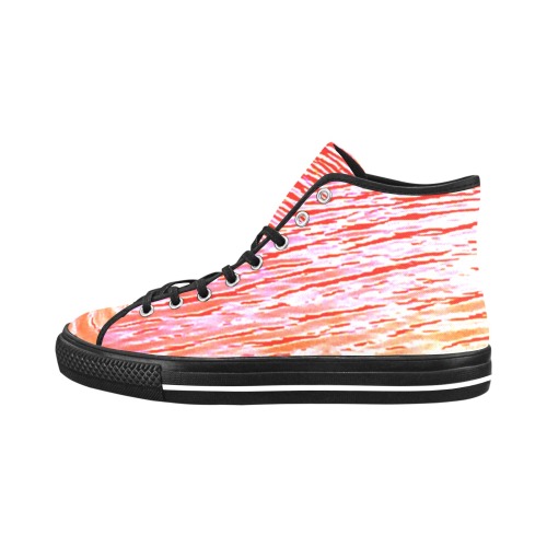 Orange and red water Vancouver H Women's Canvas Shoes (1013-1)