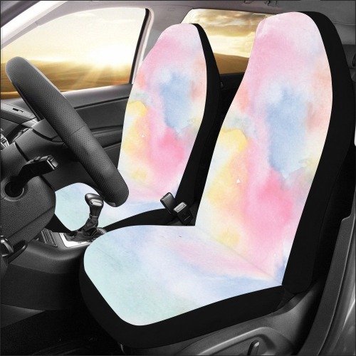 Colorful watercolor Car Seat Covers (Set of 2)