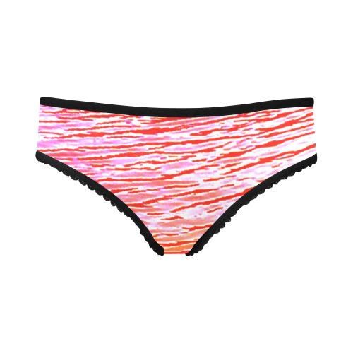 Orange and red water Women's All Over Print Girl Briefs (Model L14)