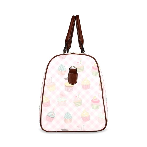 Cupcakes Waterproof Travel Bag/Small (Model 1639)