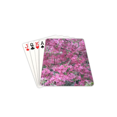 Pink Crabapple Blossoms Playing Cards 2.5"x3.5"