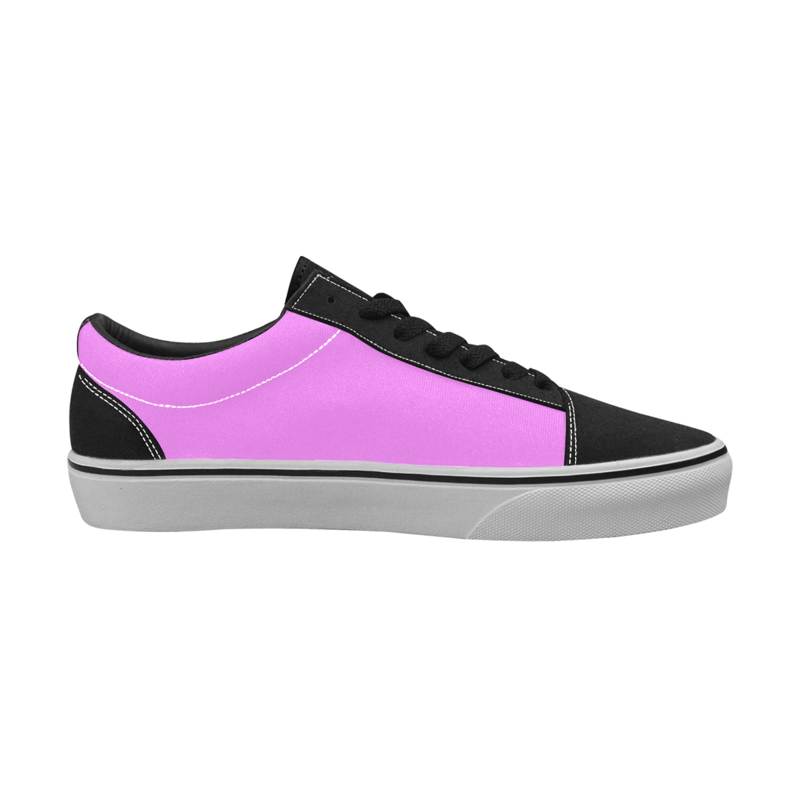 color violet Men's Low Top Skateboarding Shoes (Model E001-2)
