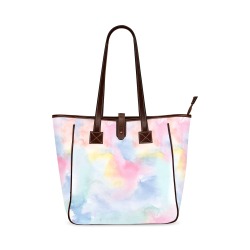 Colorful watercolor Classic Tote Bag (Model 1644)