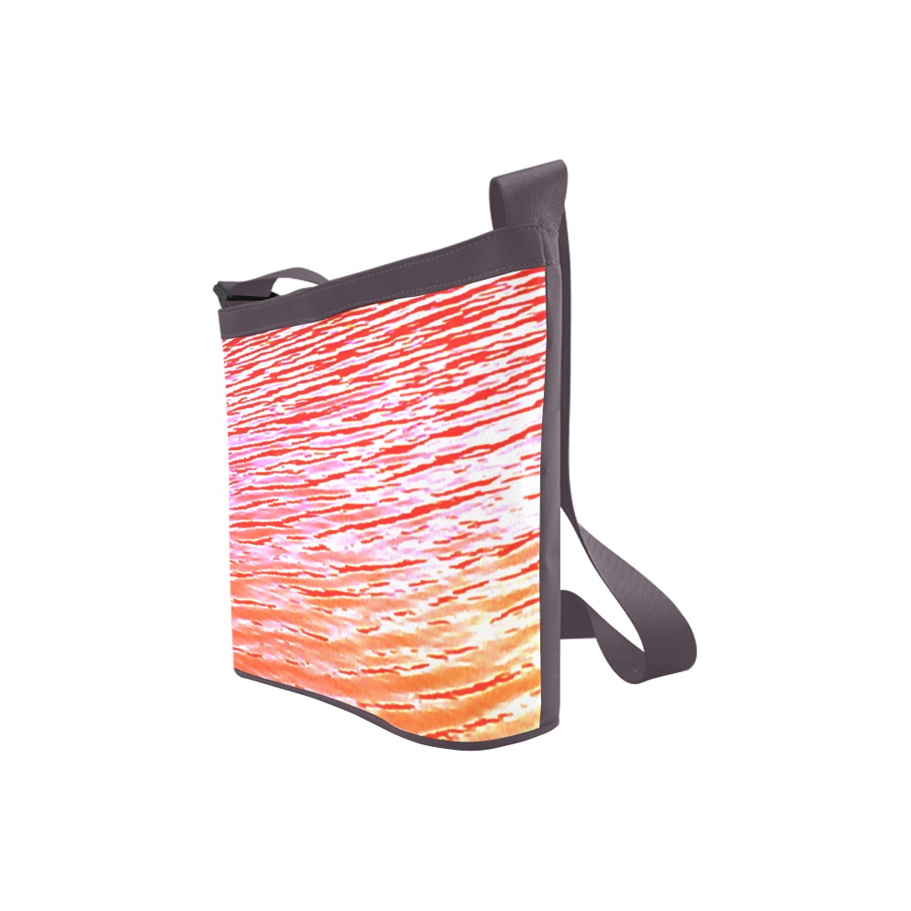 Orange and red water Crossbody Bags (Model 1613)