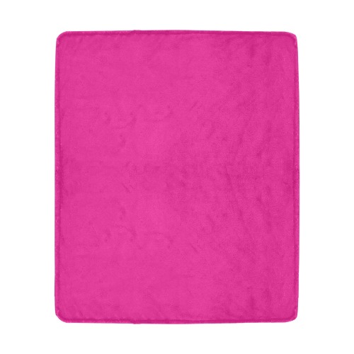 color Barbie pink Ultra-Soft Micro Fleece Blanket 50"x60"