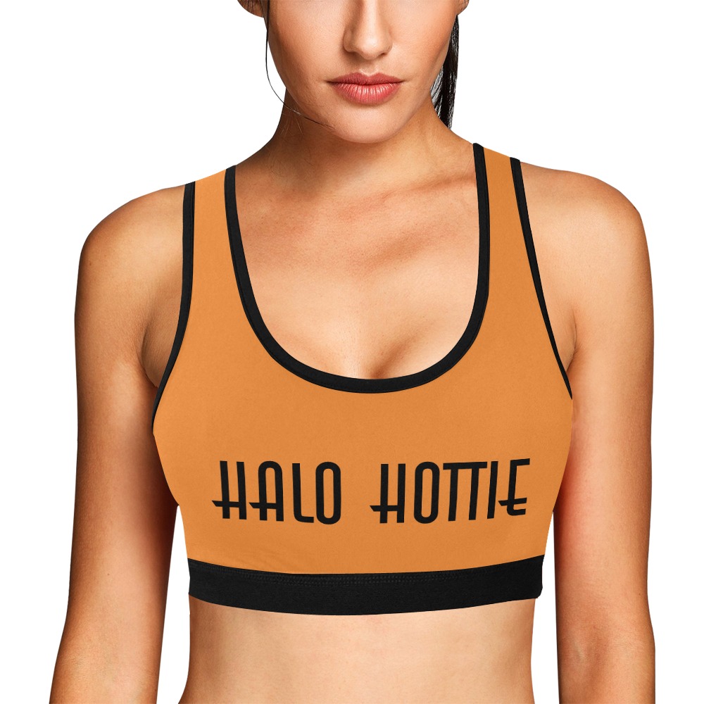 Kiyah Halo Hottie SB Women's All Over Print Sports Bra (Model T52)