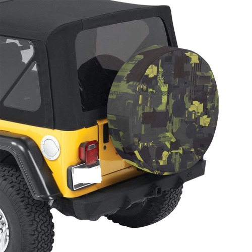 Urban Camouflage 30 Inch Spare Tire Cover
