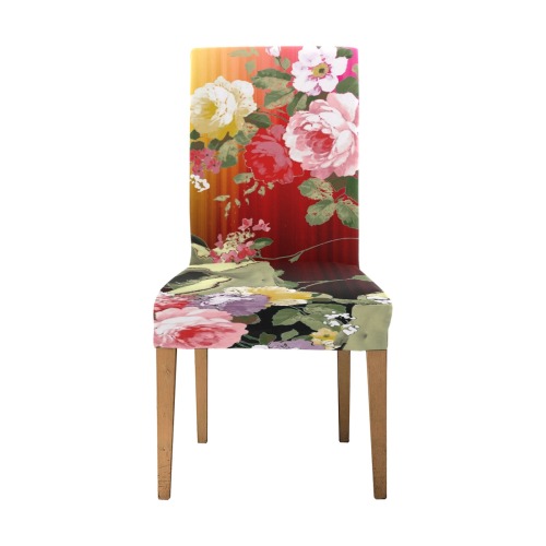 Flora Rainbow 2 Removable Dining Chair Cover