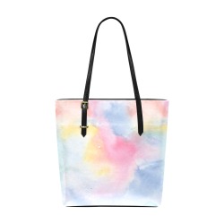 Colorful watercolor Euramerican Tote Bag/Small (Model 1655)