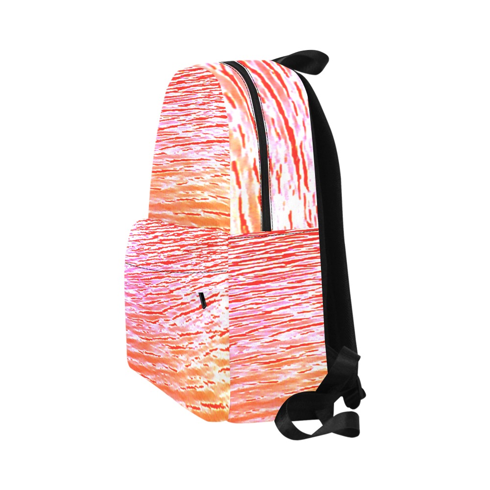 Orange and red water Unisex Classic Backpack (Model 1673)