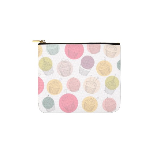 Colorful Cupcakes Carry-All Pouch 6''x5''