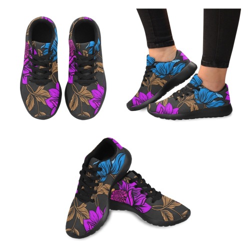 Neon Tropical Fuchsia Women’s Running Shoes (Model 020)