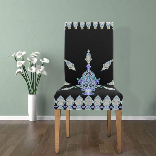 bleuets Removable Dining Chair Cover