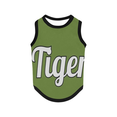 Tiger All Over Print Pet Tank Top