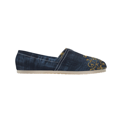 Starry Night Casual Shoes Women's Classic Canvas Slip-On (Model 1206)