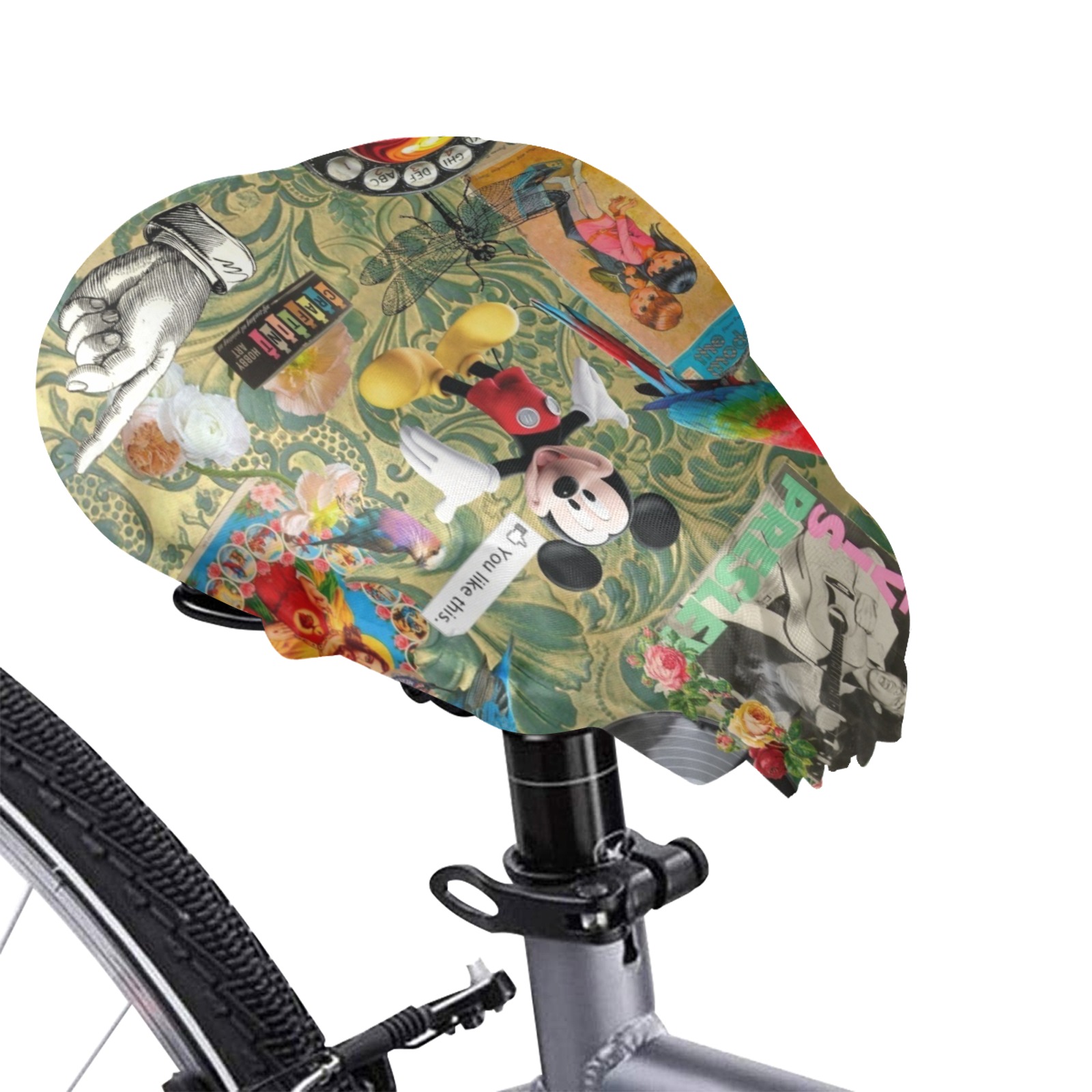 Your Childhood, My Childhood Waterproof Bicycle Seat Cover