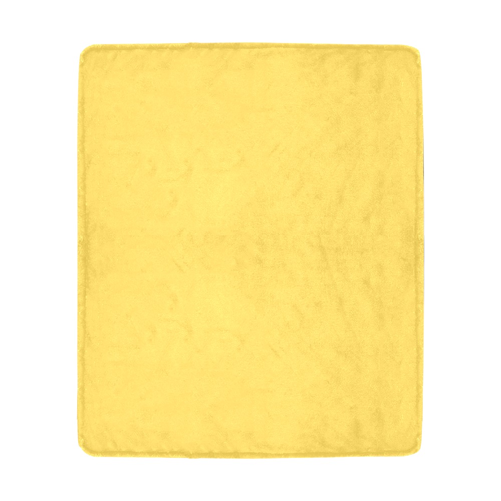 color mustard Ultra-Soft Micro Fleece Blanket 50"x60"