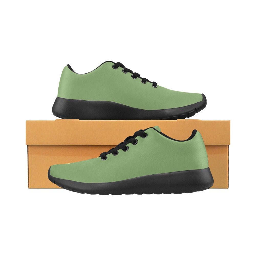 color asparagus Men’s Running Shoes (Model 020)
