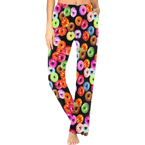 Sweet Donuts Pattern Women's Pajama Trousers