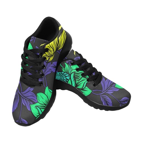 Neon Tropical Green Women’s Running Shoes (Model 020)