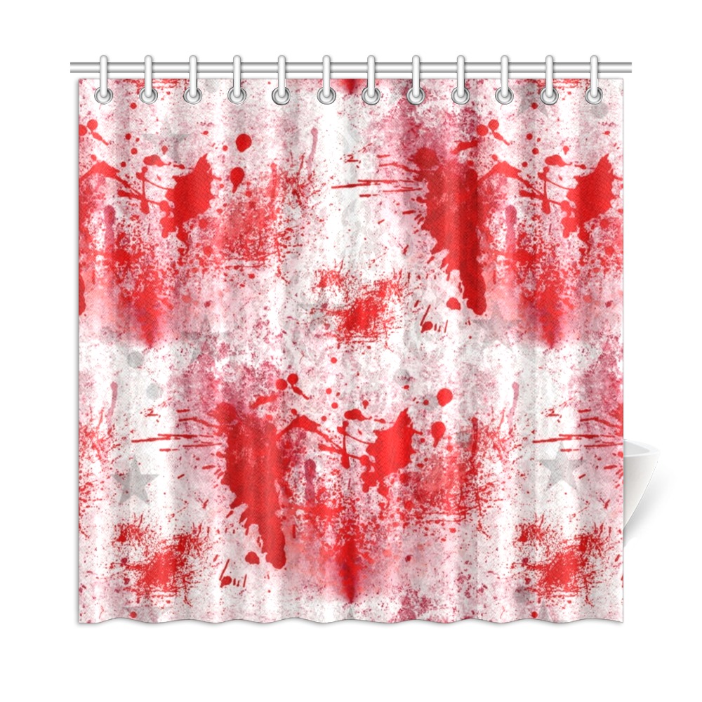 Halloween Blood by Artdream Shower Curtain 72"x72"
