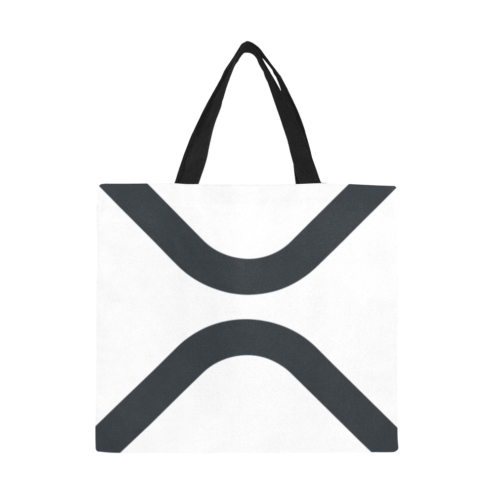 X WHITE CANVAS BAG All Over Print Canvas Tote Bag/Large (Model 1699)