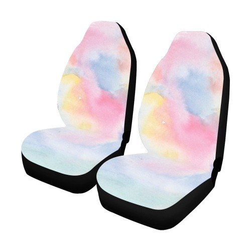 Colorful watercolor Car Seat Covers (Set of 2)
