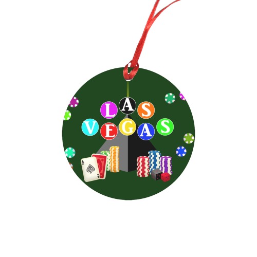 Las Vegas Pyramid Poker Chips Green