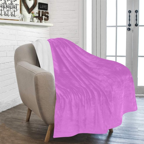 color orchid Ultra-Soft Micro Fleece Blanket 50"x60"
