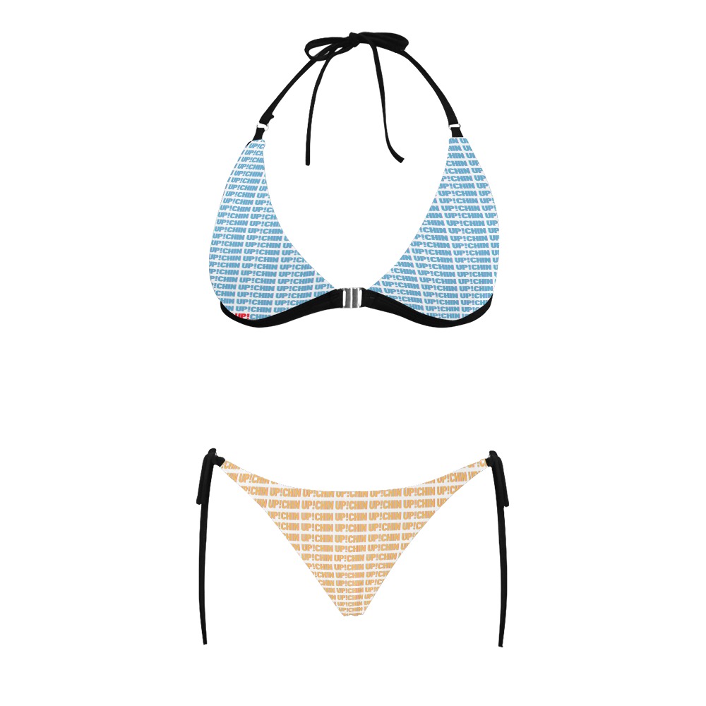 Warmest Wishes (2) Buckle Front Halter Bikini Swimsuit (Model S08)