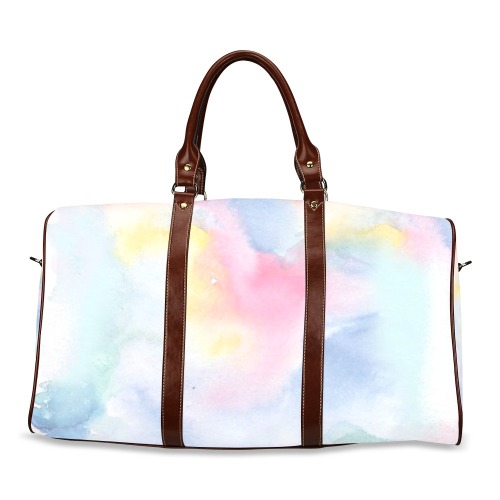 Colorful watercolor Waterproof Travel Bag/Large (Model 1639)