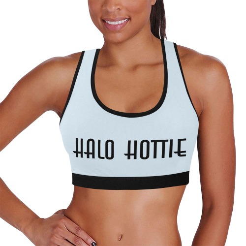 BB Halo Hottie SB Women's All Over Print Sports Bra (Model T52)