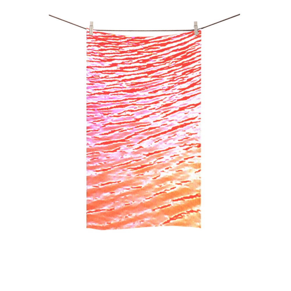 Orange and red water Custom Towel 16"x28"