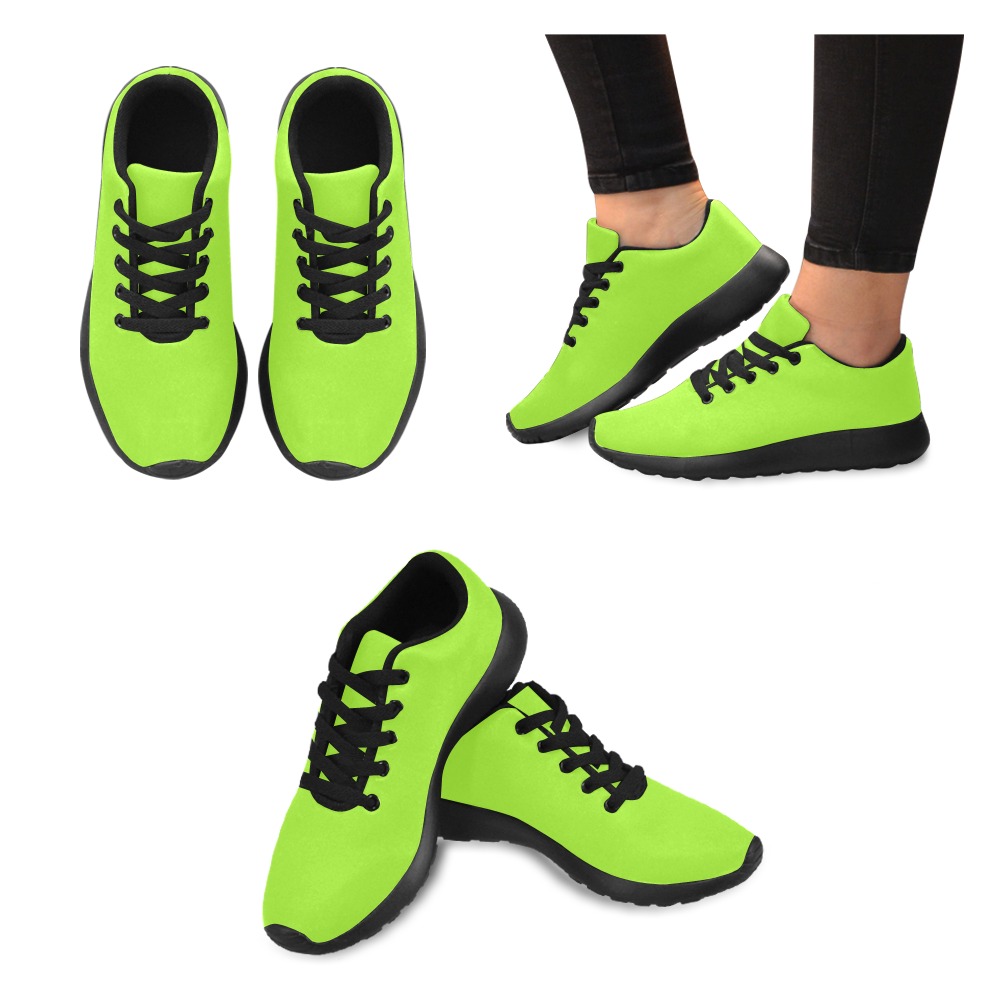 color green yellow Men’s Running Shoes (Model 020)