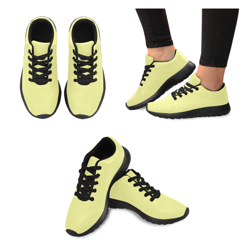 color canary yellow Men’s Running Shoes (Model 020)