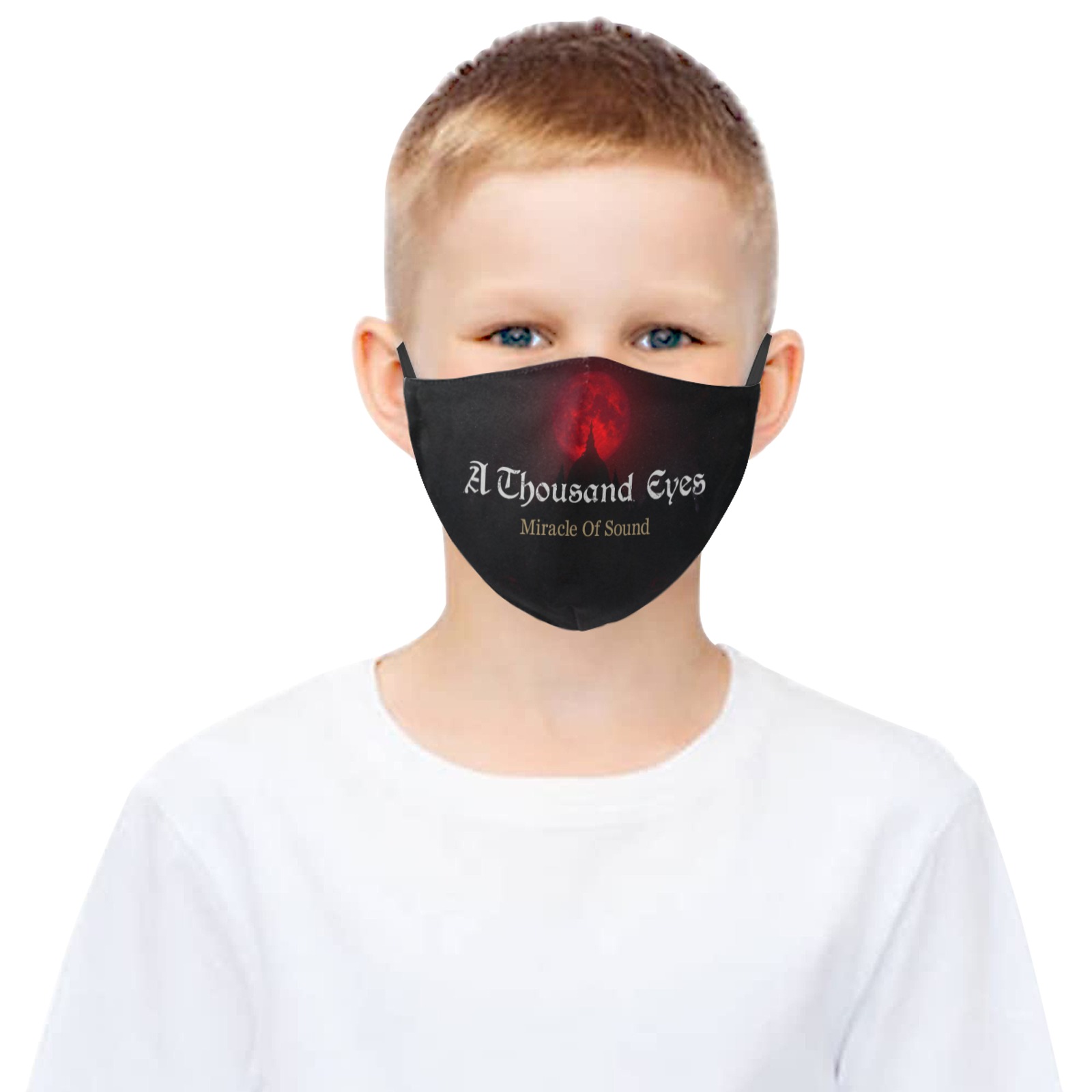 A Thousand Eyes Mask 3D Mouth Mask with Drawstring (2 Filters Included) (Model M04) (Non-medical Products)