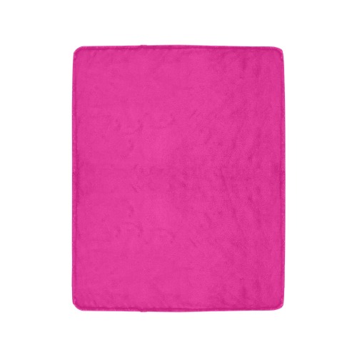 color Barbie pink Ultra-Soft Micro Fleece Blanket 40"x50"