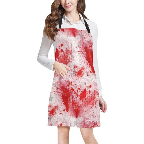Halloween Blood by Artdream All Over Print Apron