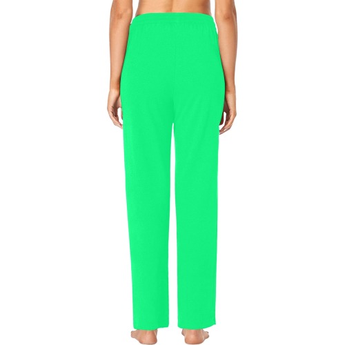 color spring green Women's Pajama Trousers